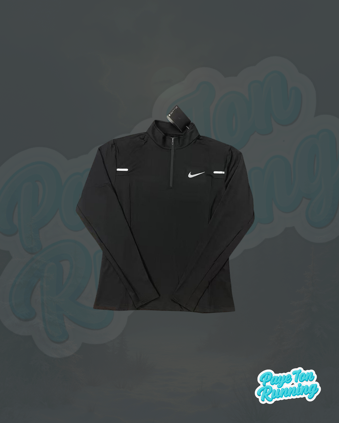 Haut de running à demi-zip