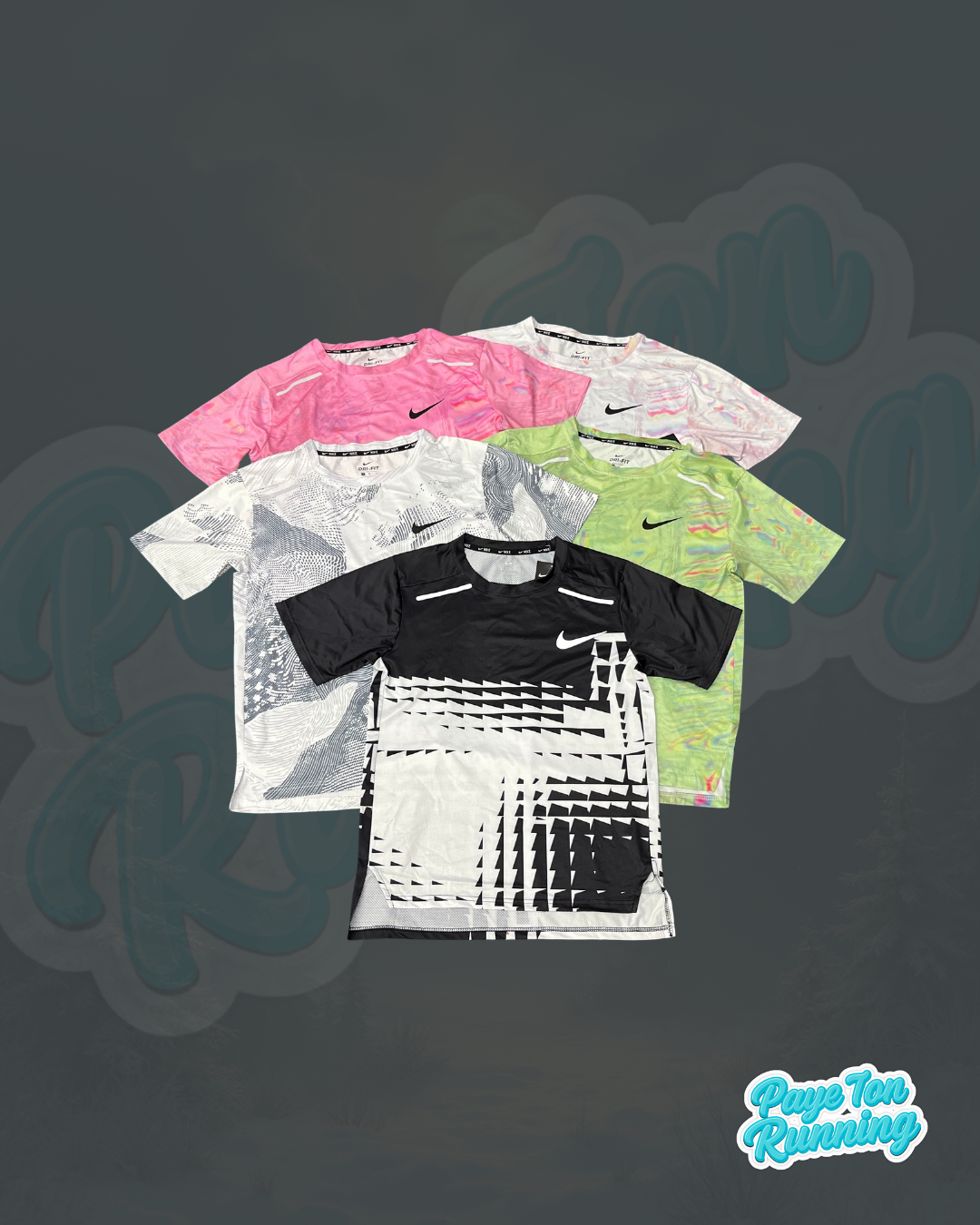 T-Shirt Running Avec Motifs
