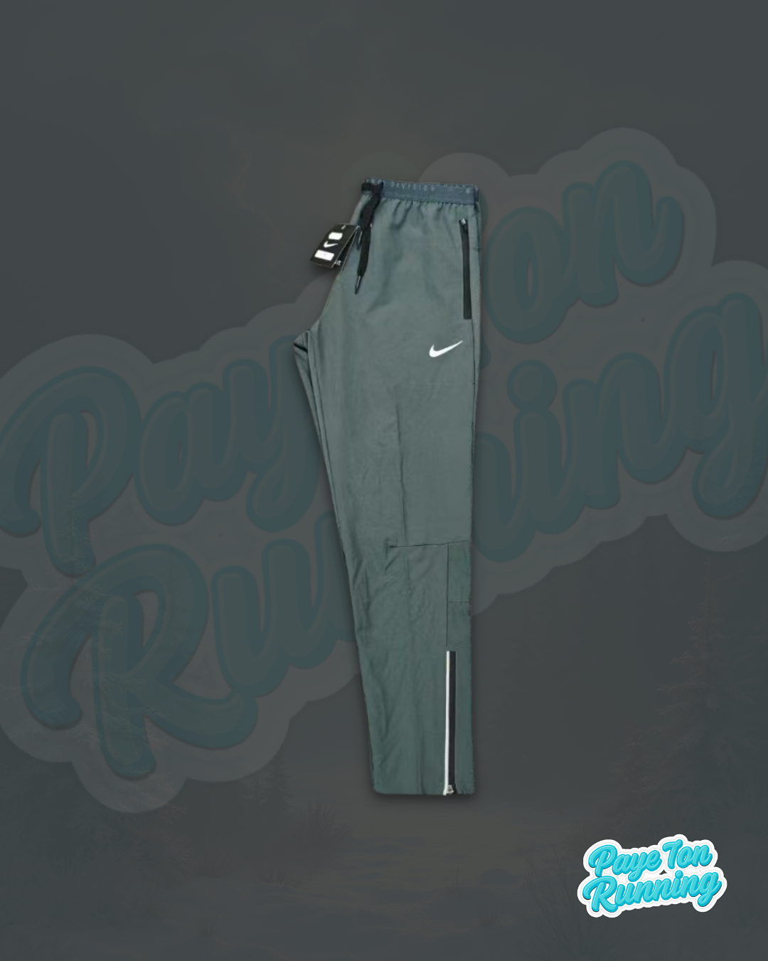 Pantalon Running Gris / Noir