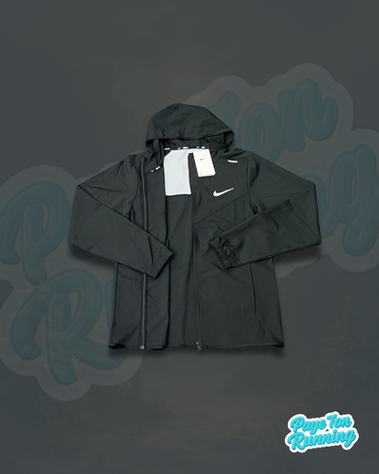 Veste Running Blanc / Noir